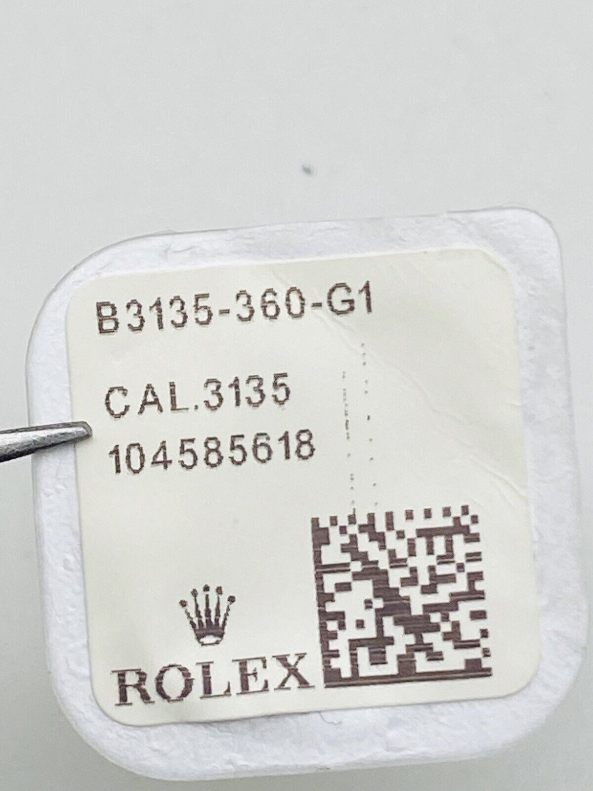 Brand New Rolex Second Wheel Calibre 3135 Part # 360 Original Packaging