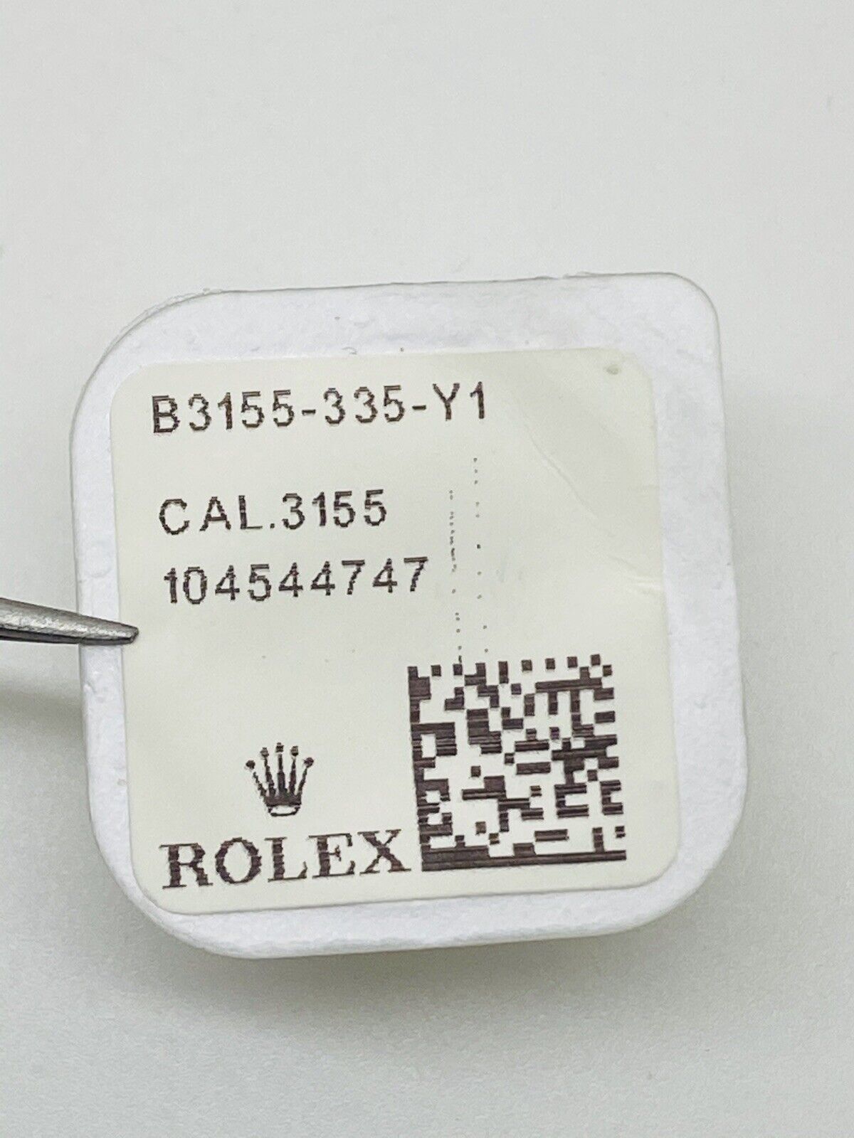 Brand New Rolex Minute Pinion With Cannon Pinion Calibre 3155 Part # 335