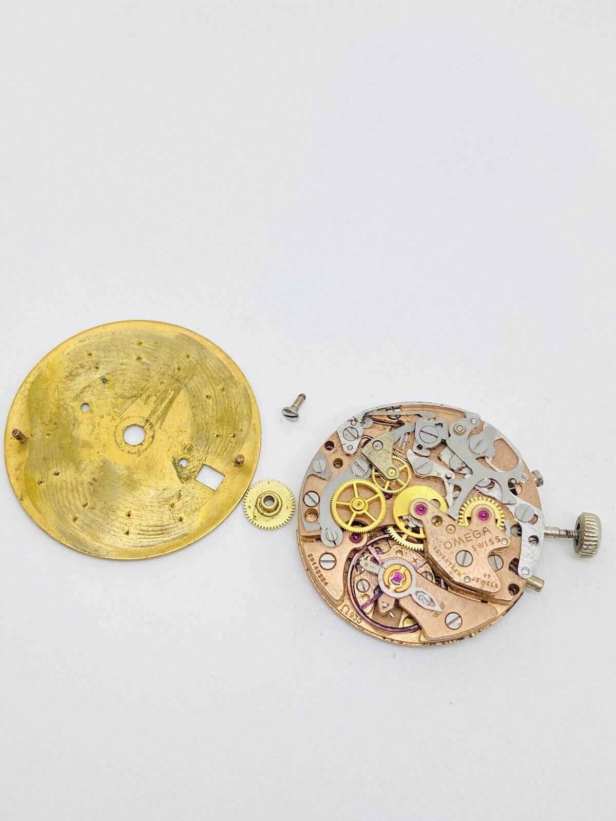 Vintage Omega Deville Chronograph Dial & Movement Cal. 930 For Spares/Repair.