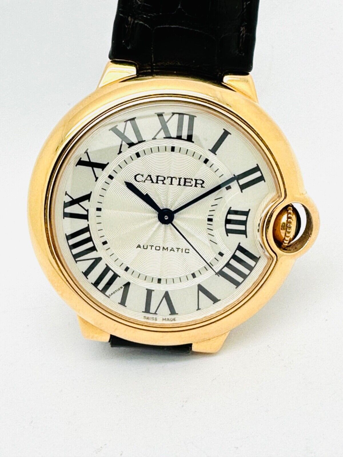 Cartier Ballon Bleu 18k Rose Gold Automatic 36mm 2015 With Box & Papers 3003.