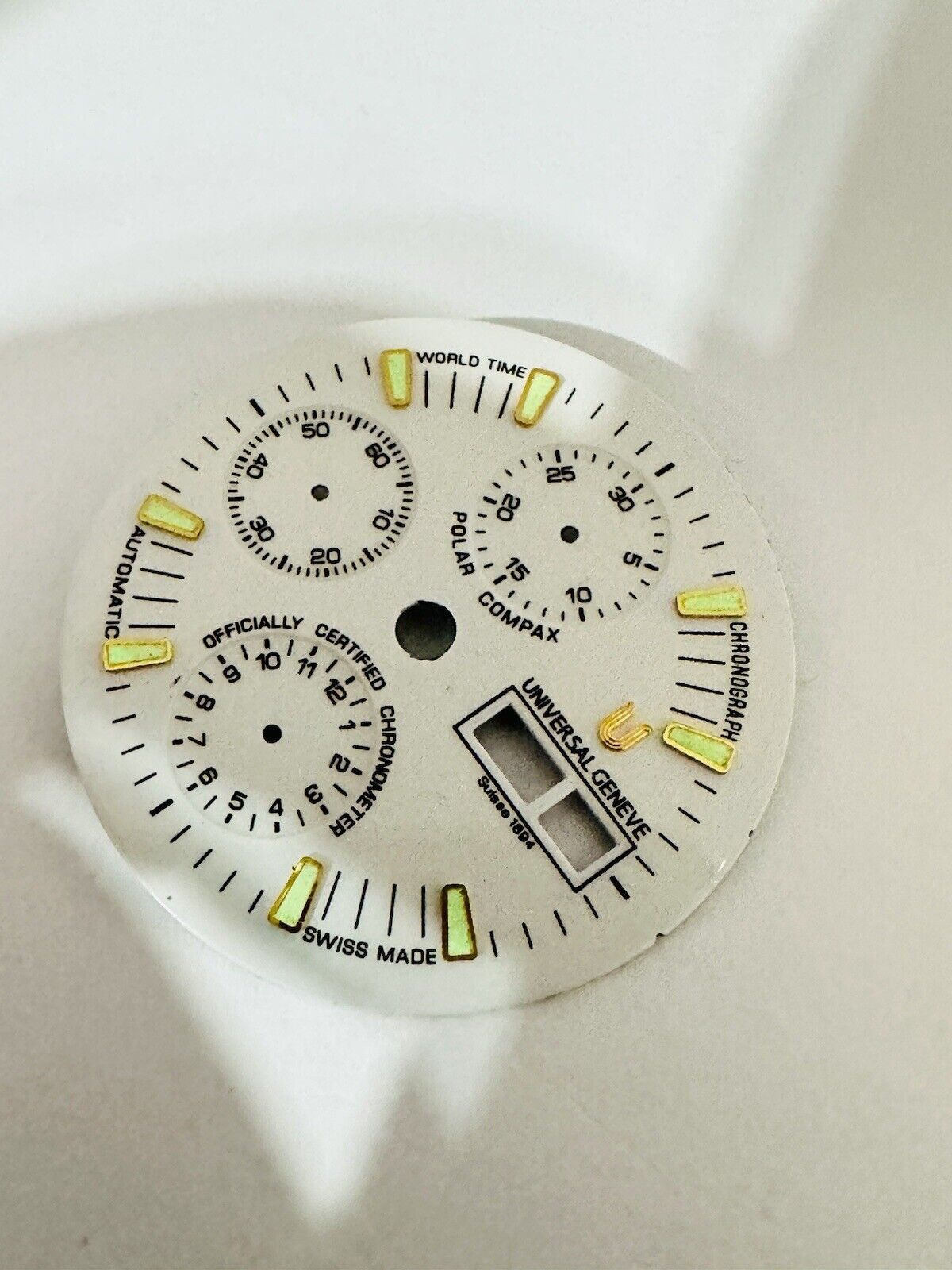Universal Geneve Polar Compax Automatic Chronometer Original Dial Size 32mm