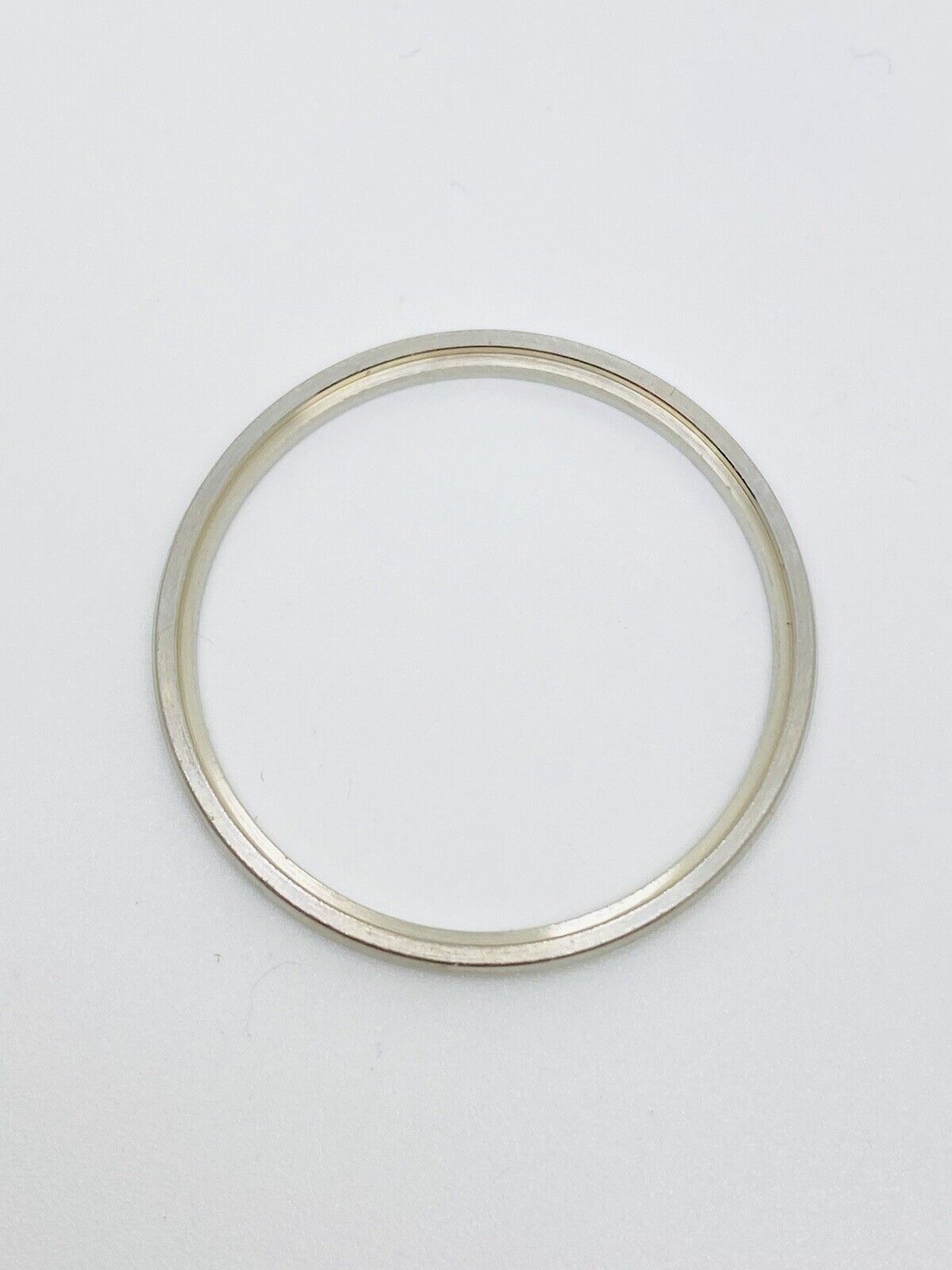 New Rolex Oyster Date Precision Original Stainless Steel Bezel For Ref. 6466.