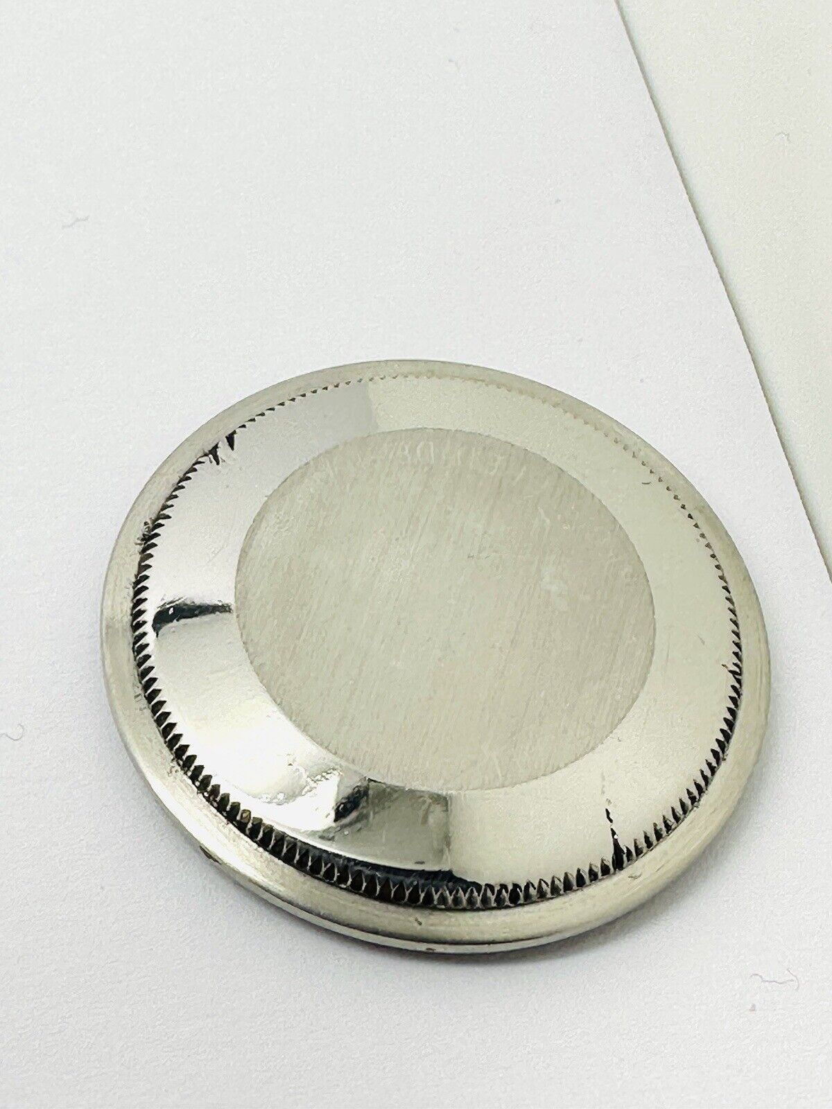 Vintage Rolex Oyster Perpetual Date Stainless Steel Case Back Reference 1550.