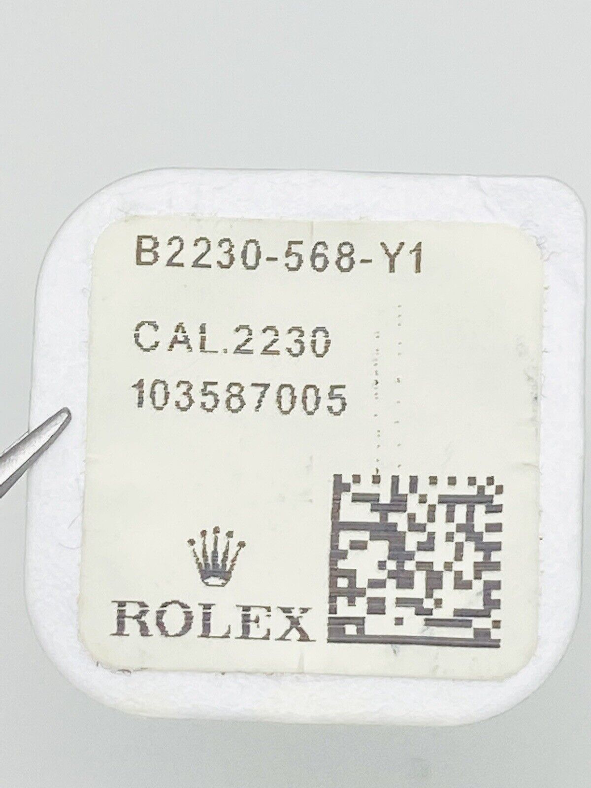 Brand New Rolex Oscillating Weight Axle Calibre 2230 Part # 568 Original Packag.