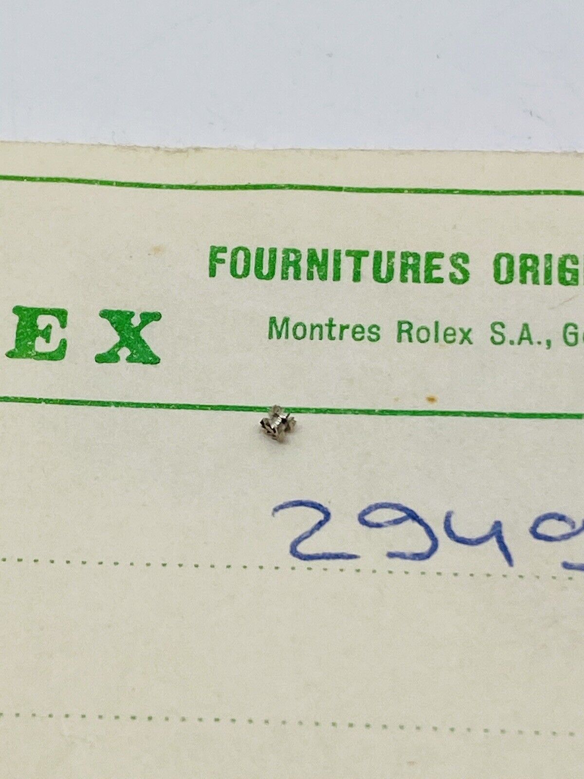 Brand New Rolex Clutch Wheel Calibre 1400 Part # 2949 Original Open Part