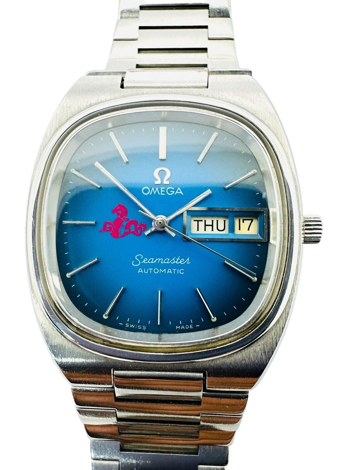 Vintage Omega Seamaster Automatic Day-Date 1982 Cal. 1020 SS Ref. 1660213.