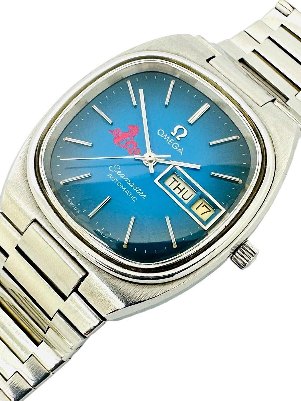 Vintage Omega Seamaster Automatic Day-Date 1982 Cal. 1020 SS Ref. 1660213.