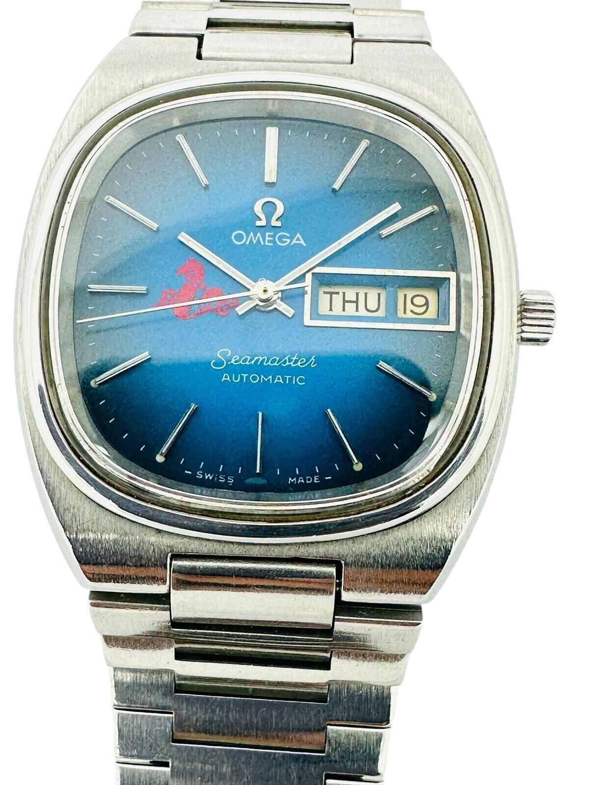 Vintage Omega Seamaster Automatic Day-Date 1982 Cal. 1020 SS Ref. 1660213.