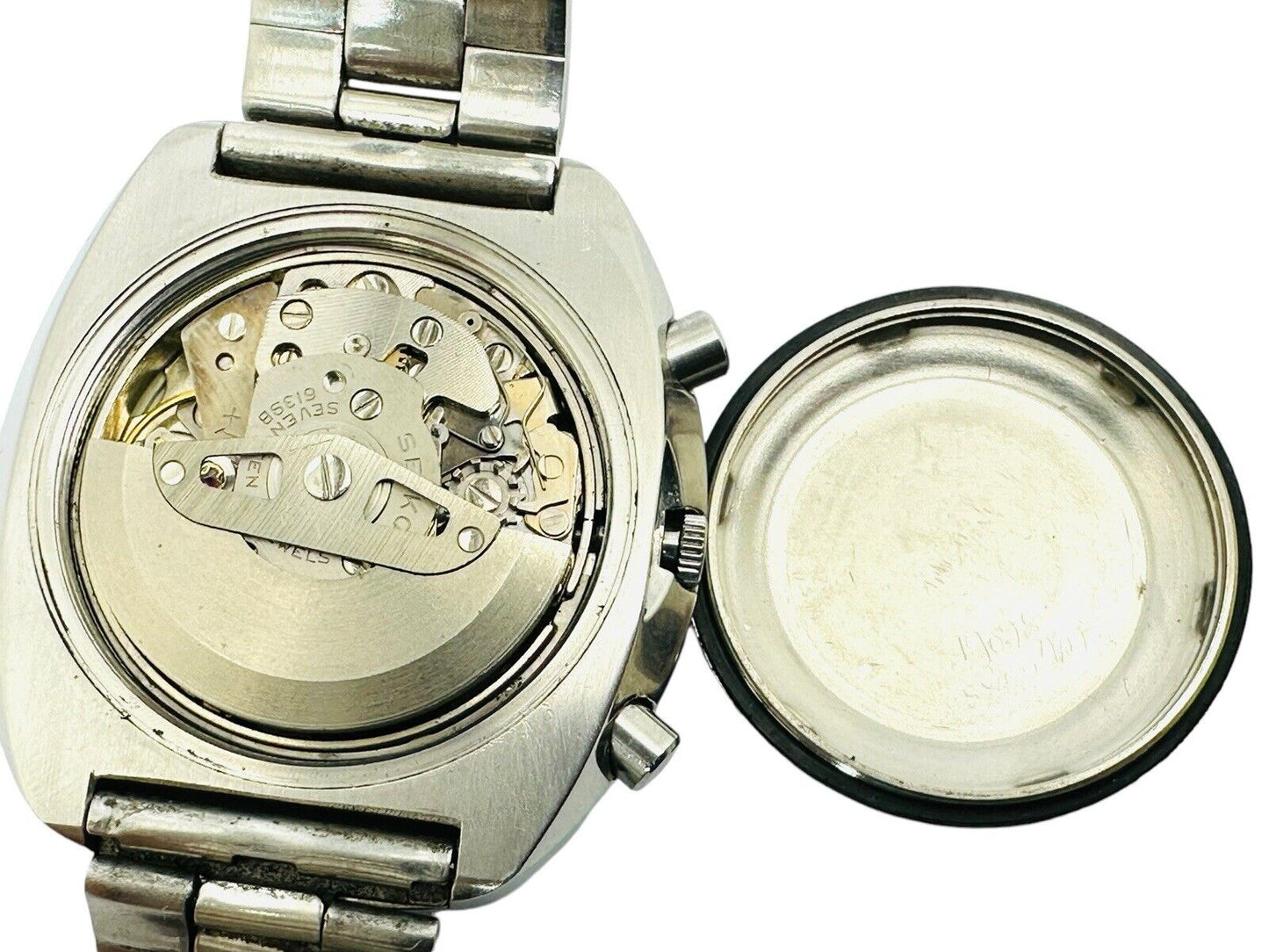 Vintage Seiko Chronograph Automatic Day-Date 1970’s Cal. 6139B SS 6139-8002.