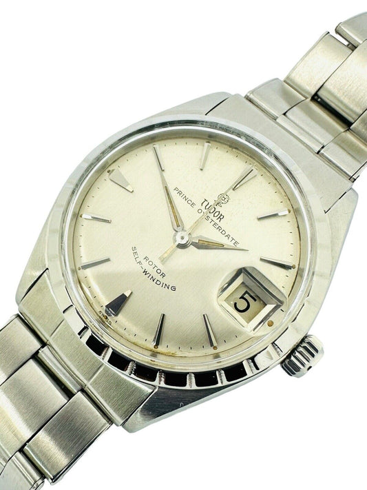 Vintage Tudor Prince Oysterdate Automatic 1964 Stainless Steel Reference 7966.