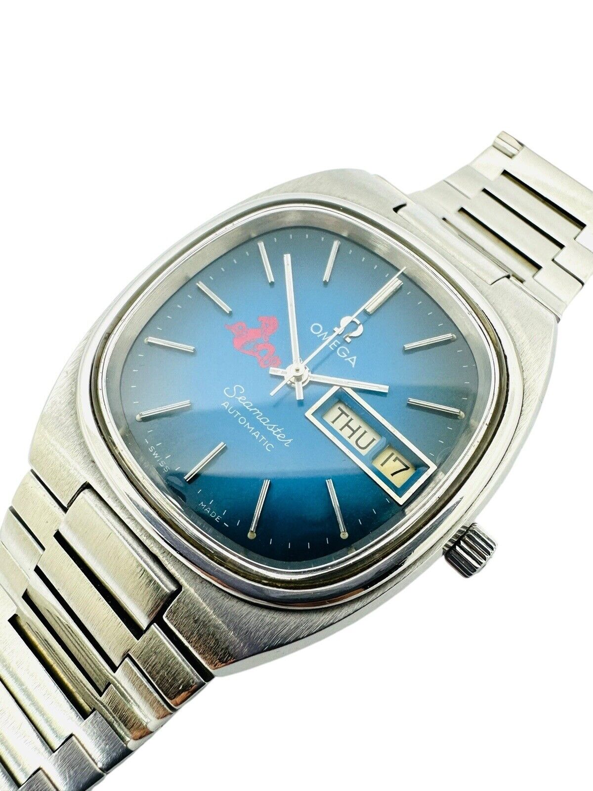 Vintage Omega Seamaster Automatic Day-Date 1982 Cal. 1020 SS Ref. 1660213.