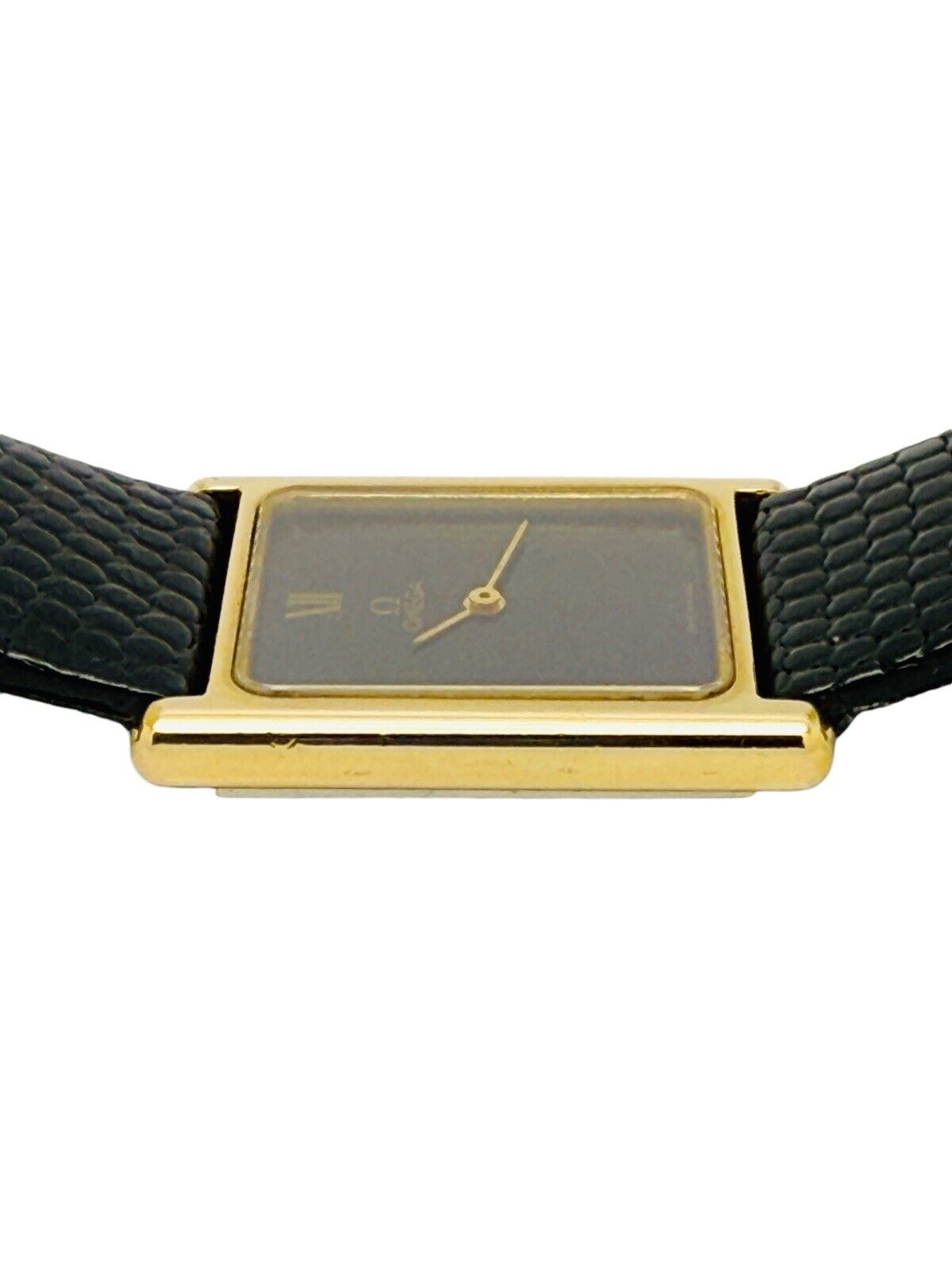 Vintage Omega Gold Plated Quartz 1983 Dress Watch With Box & Papers Ref.591.0027