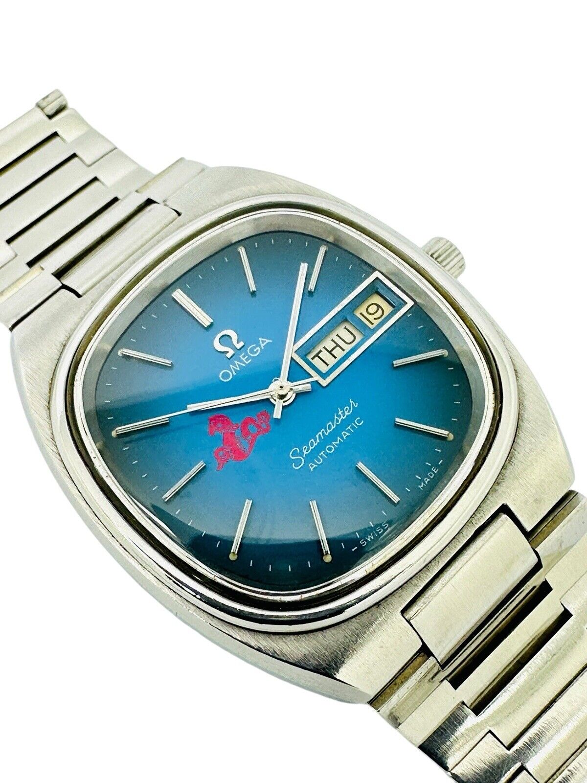 Vintage Omega Seamaster Automatic Day-Date 1982 Cal. 1020 SS Ref. 1660213.