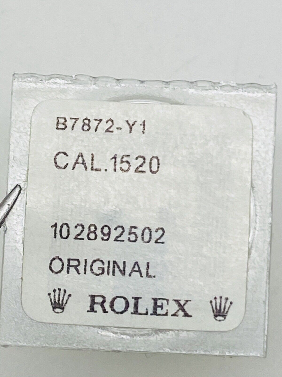 Brand New Rolex Crown Wheel Calibre 1520 Part # 7872 Original Packaging