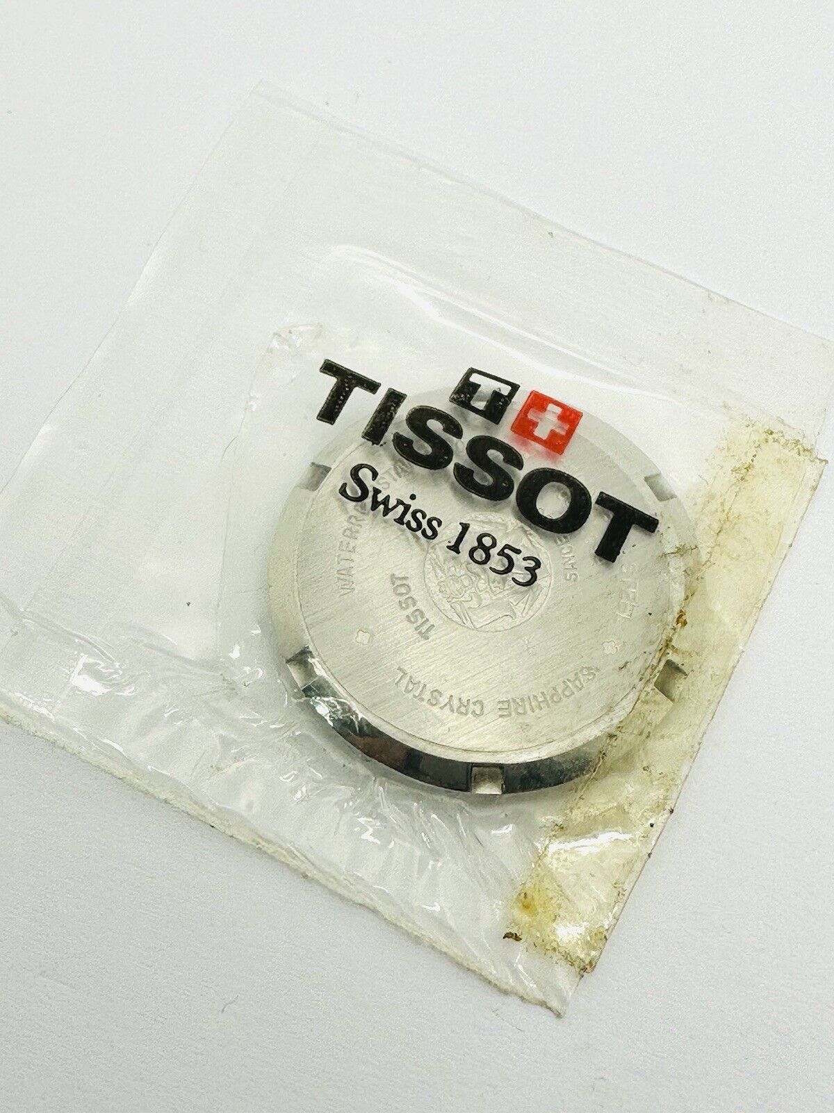 Tissot Quartz 100M Stainless Steel 29.5mm Case Back.