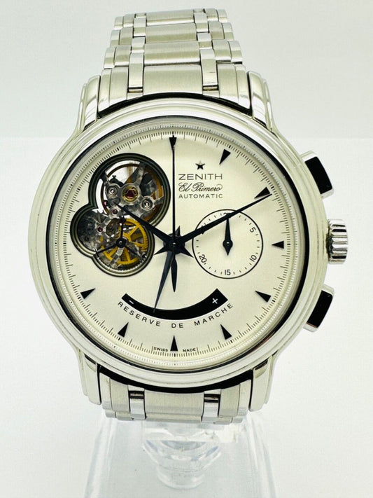 Zenith El Primero Automatic Chrono Master Power Reserve 03 0240 4021 Full Set.