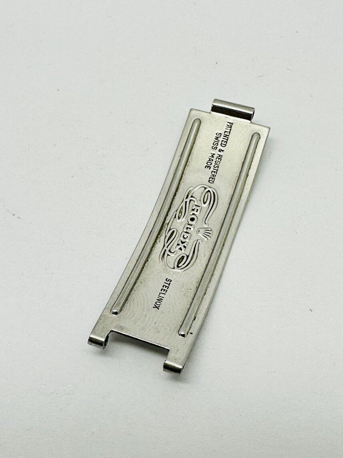 Vintage Rolex Stainless Steel Clasp Buckle Part For Rolex Riveted Bracelet 7205.