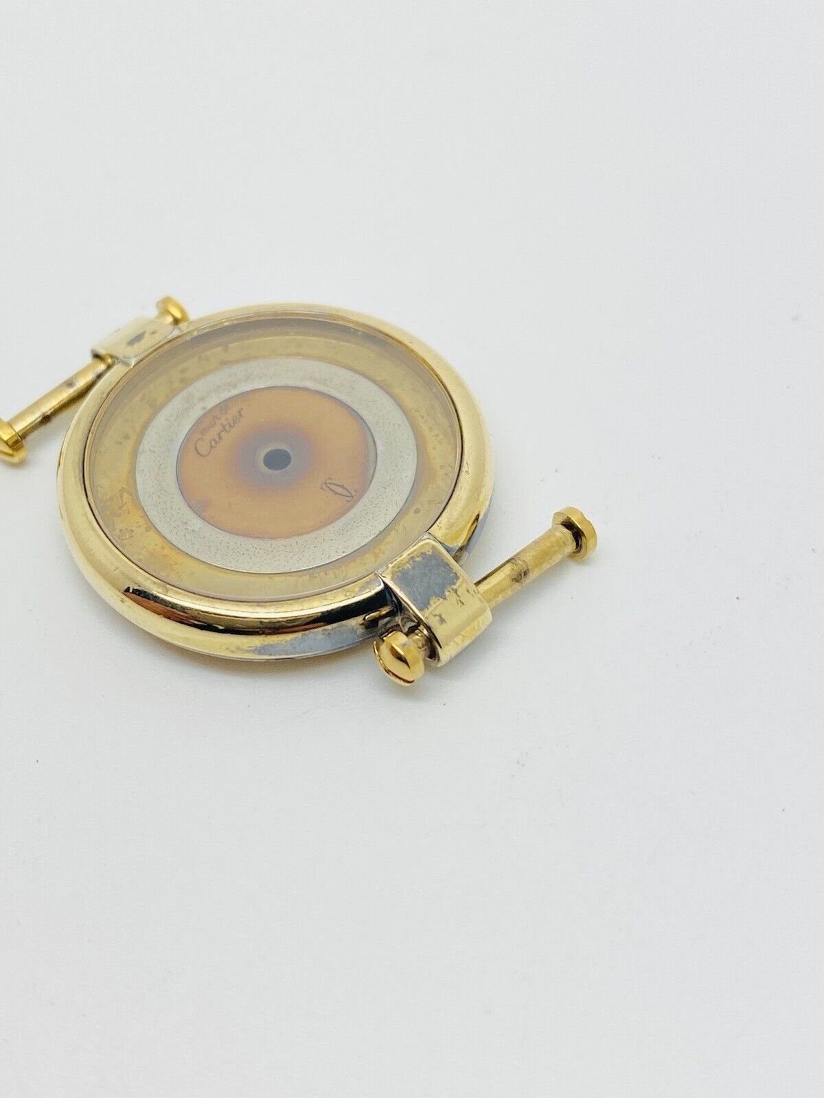 Vintage Cartier Quartz Gold Plated Ladies/Women’s Complete 24mm Case With Dial