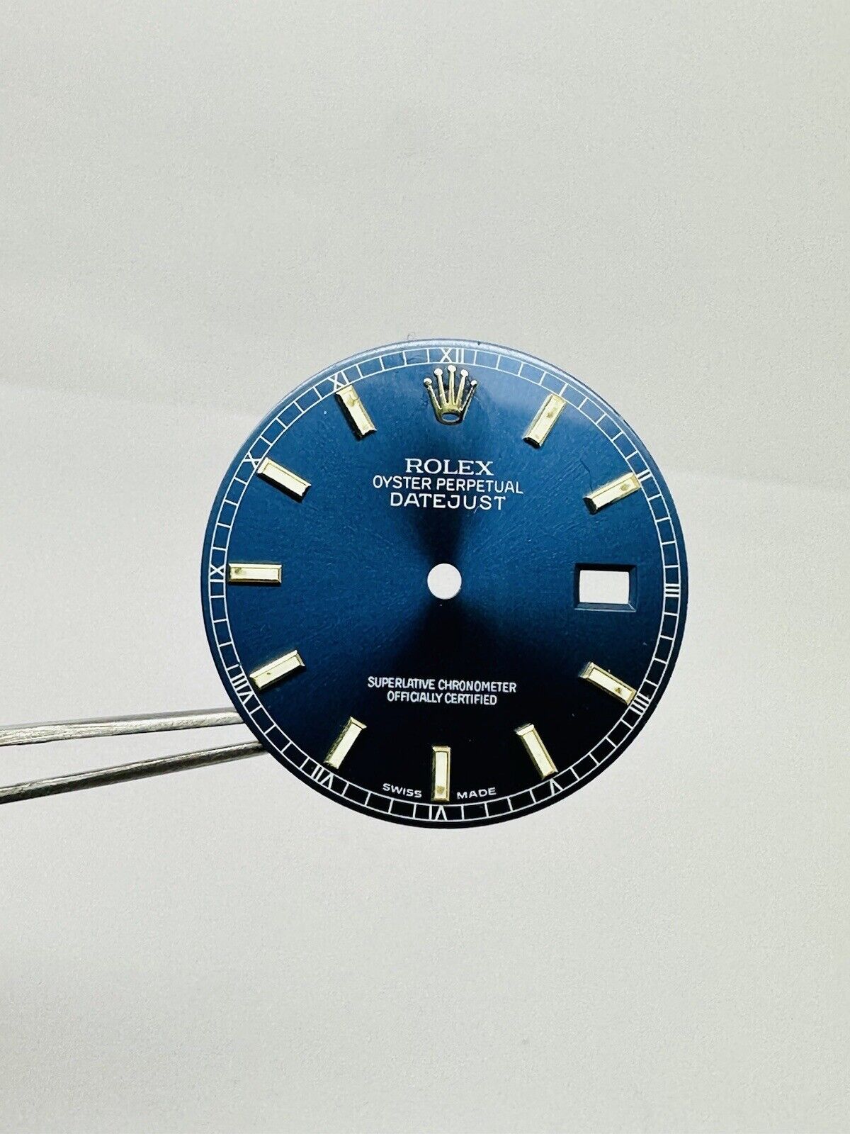 Rolex Oyster Perpetual Datejust Original Blue Dial For Reference 116233.