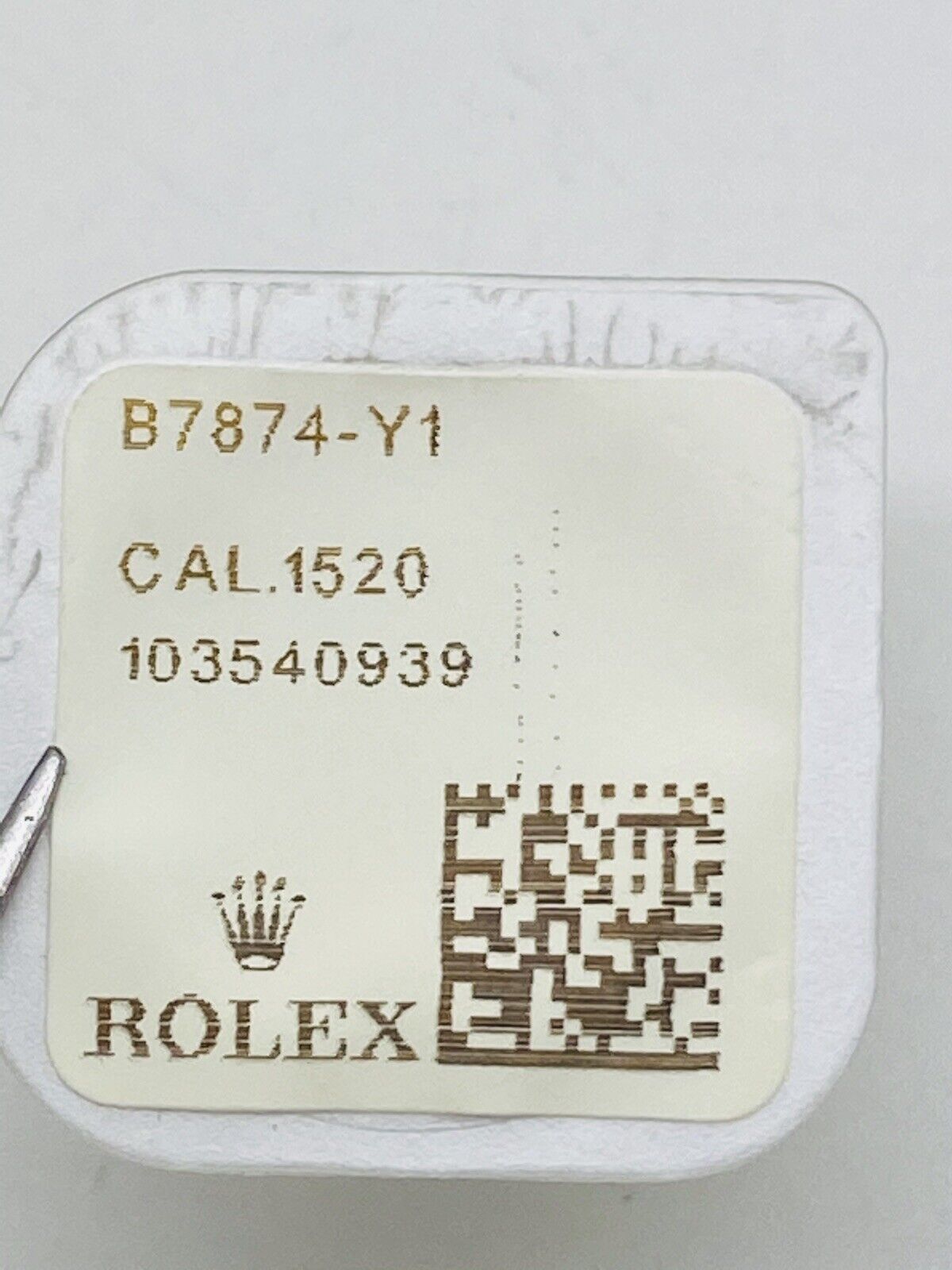 Brand New Rolex Crown Wheel Seating Calibre 1520 1530 1570 Part # 7874 Original