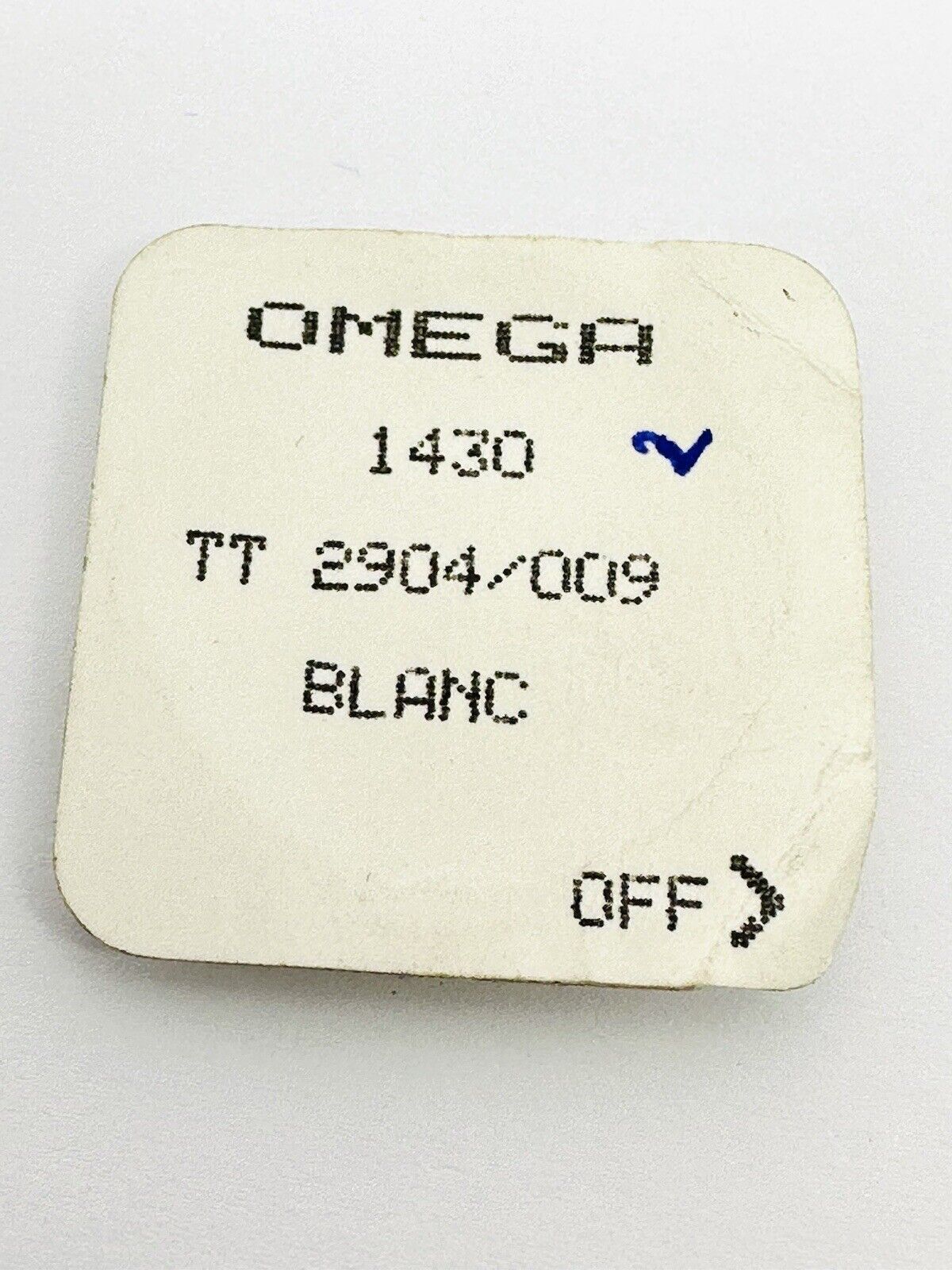 Brand New Omega Date Dial For Omega Calibre 1430.