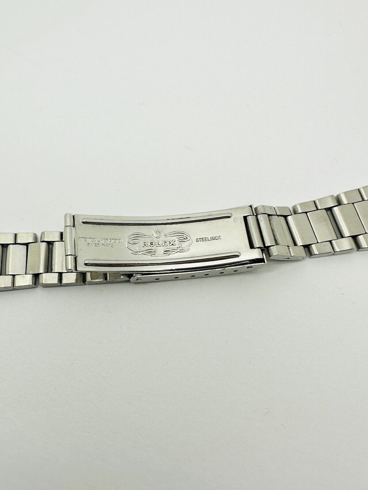 Vintage Rolex Oyster Folded Stainless Steel 7835 Bracelet Without End Links.