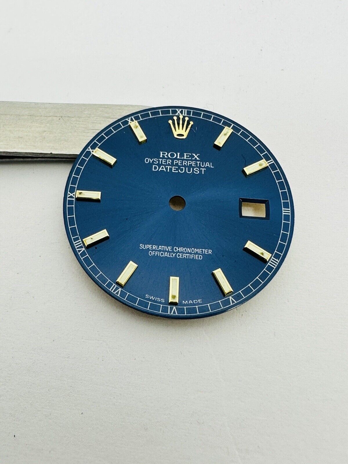 Rolex Oyster Perpetual Datejust Original Blue Dial For Reference 116233.