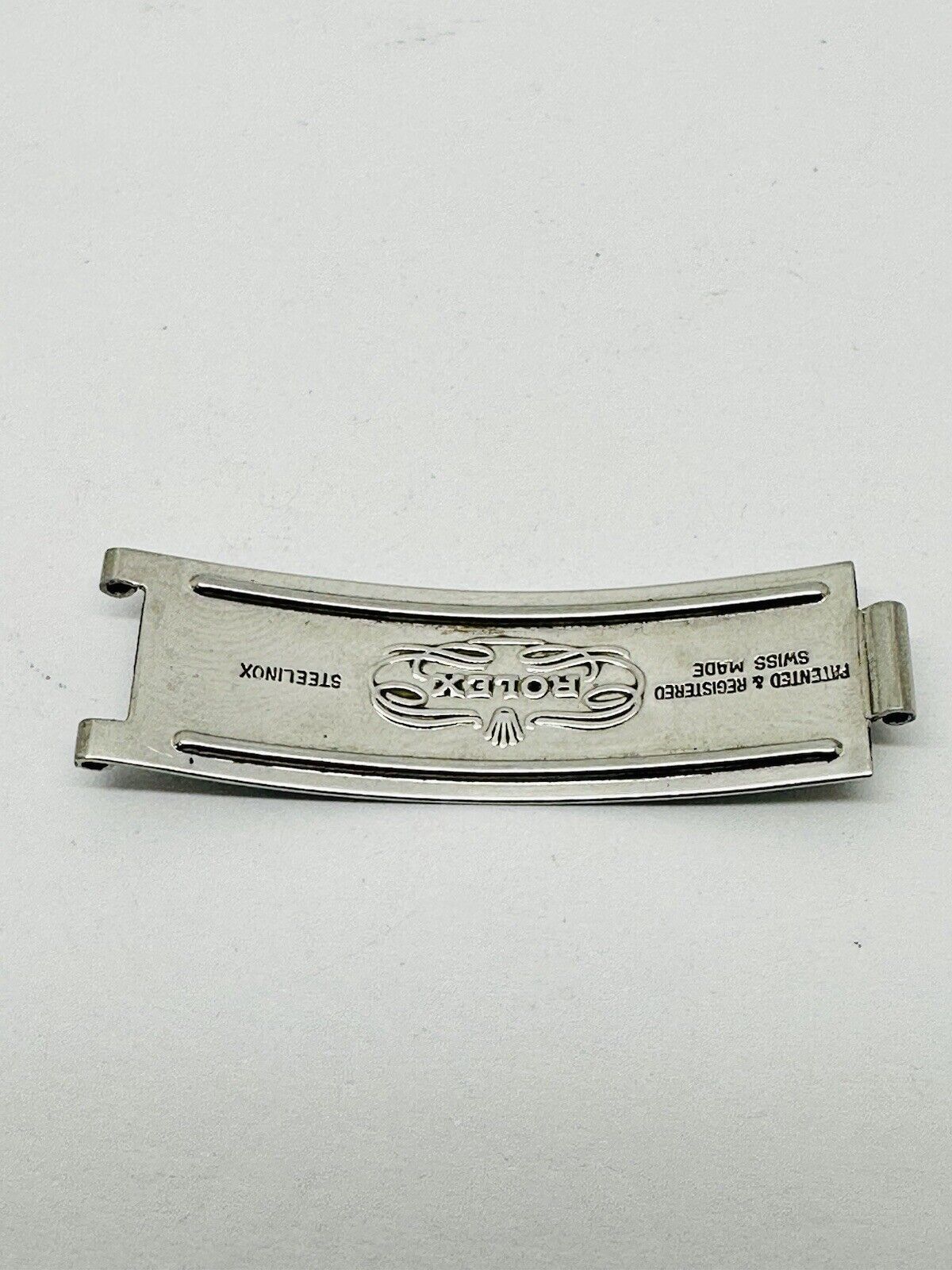 Vintage Rolex Stainless Steel Clasp Buckle Part For Rolex Riveted Bracelet 7205.