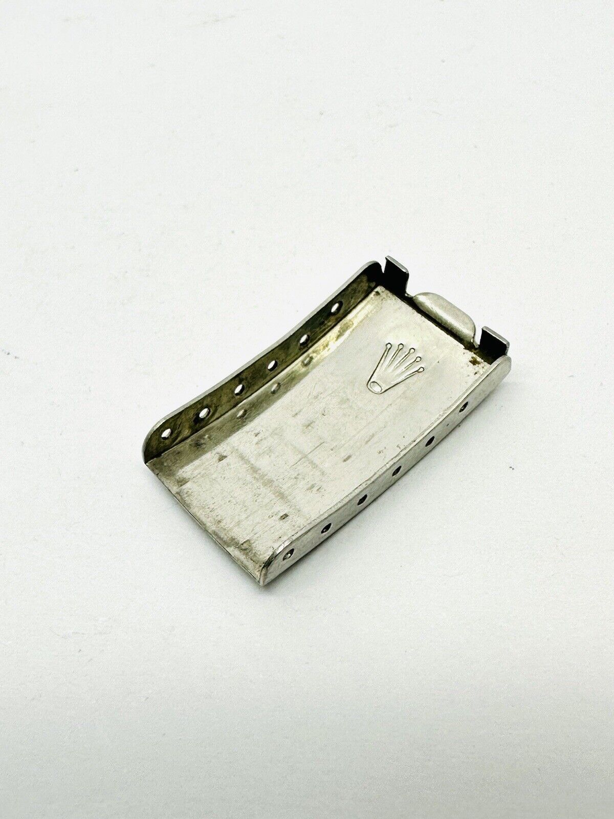 Vintage Rolex Stainless Steel 14mm Clasp Buckle Part For Rolex Bracelet 78350.