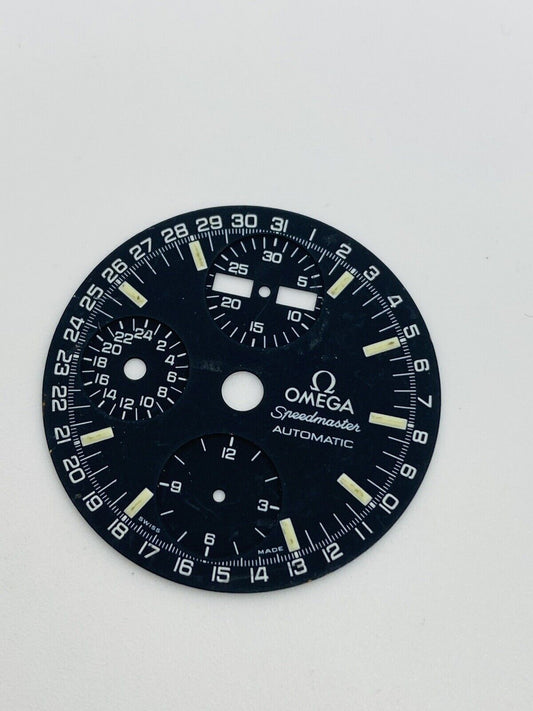 Omega Speedmaster Automatic Triple Calendar Original Black Dial