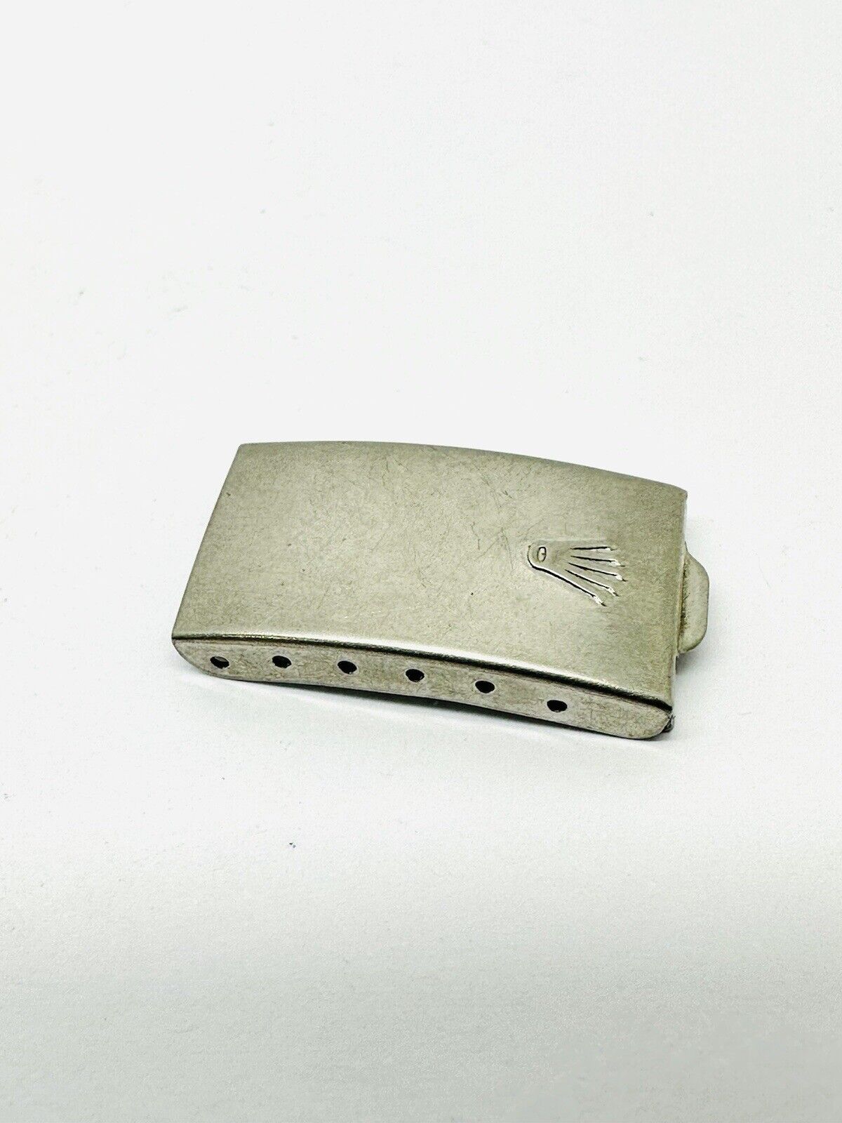 Vintage Rolex Stainless Steel 14mm Clasp Buckle Part For Rolex Bracelet 78350.