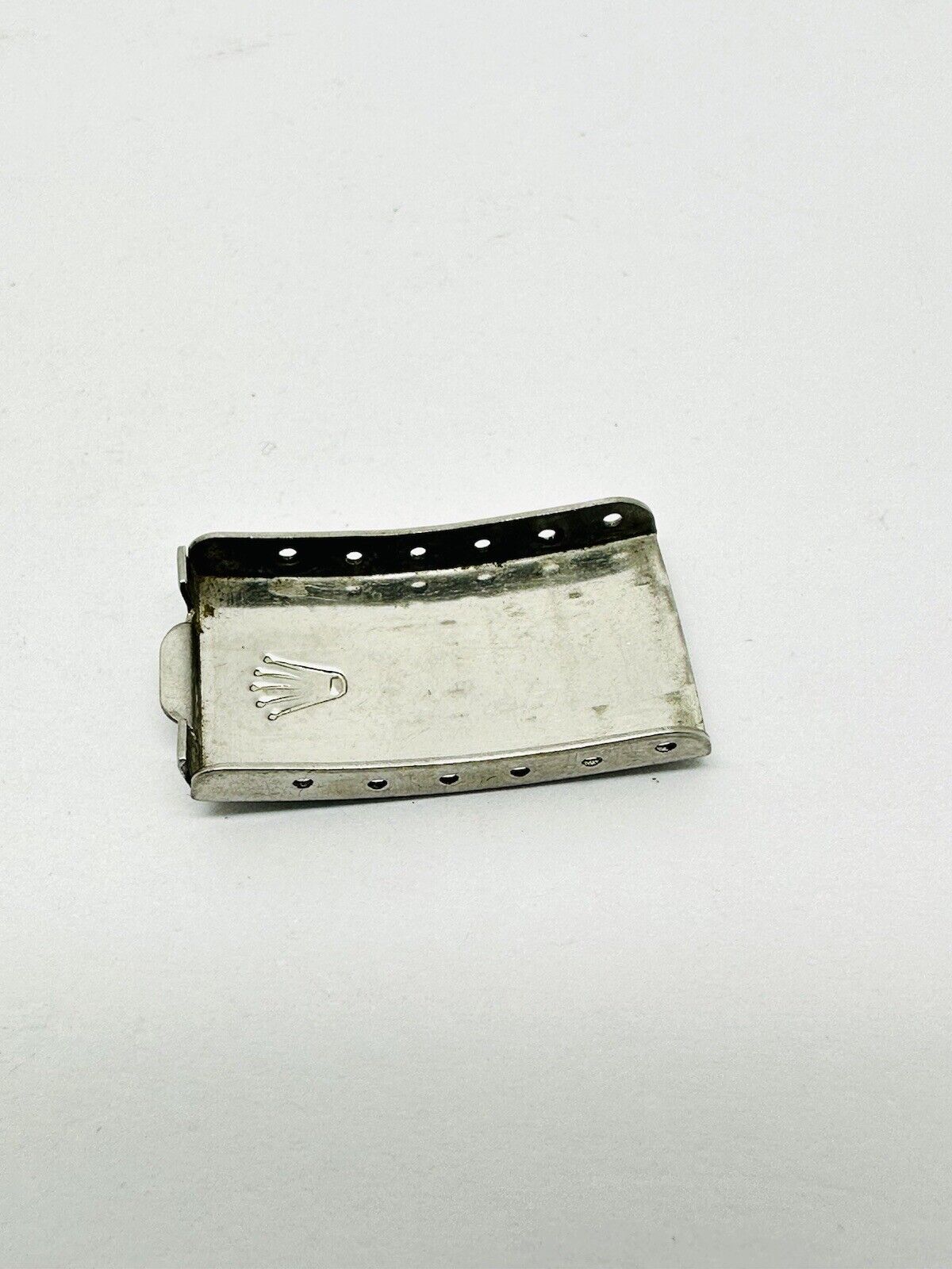 Vintage Rolex Stainless Steel 14mm Clasp Buckle Part For Rolex Bracelet 78350.