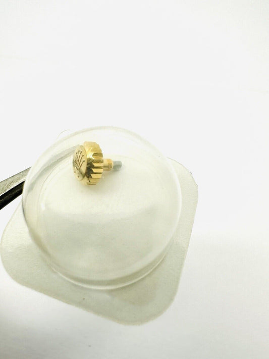 Brand New Rolex Twin Lock 18k Yellow Gold 6mm Crown B24-604-8-1-G1 Original