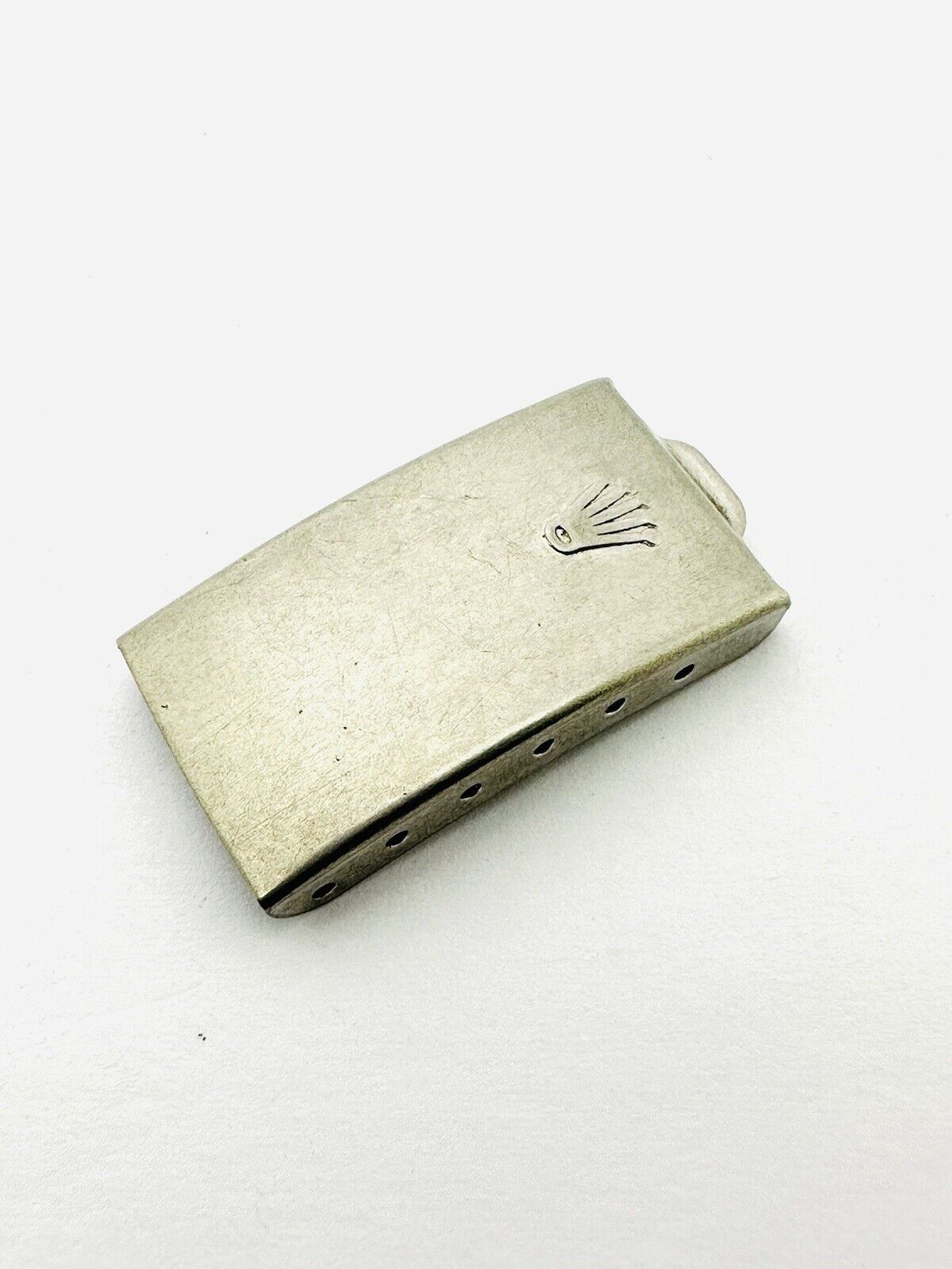 Vintage Rolex Stainless Steel 14mm Clasp Buckle Part For Rolex Bracelet 78350.