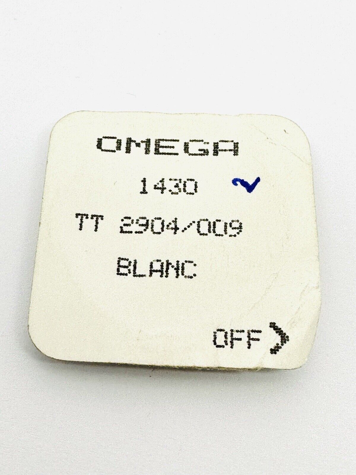 Brand New Omega Date Dial For Omega Calibre 1430.