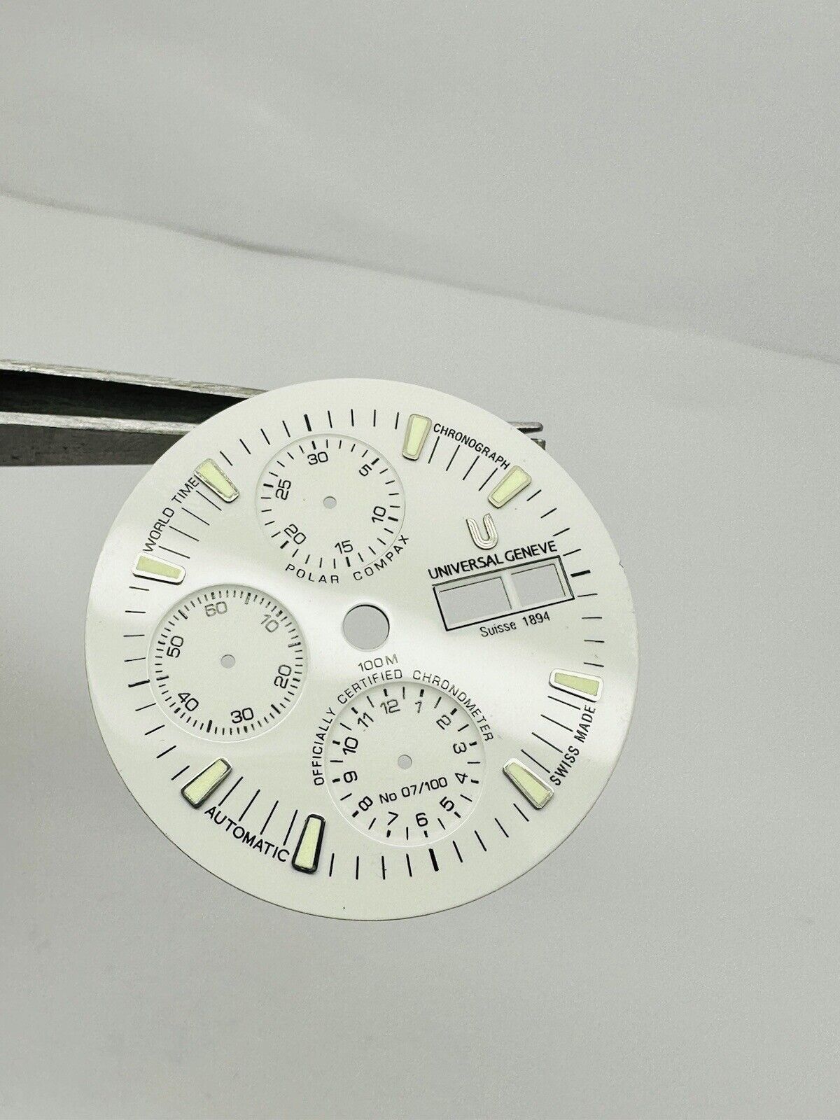 Universal Geneve Polar Compax Automatic 100M Chronometer Original Dial Size 32mm