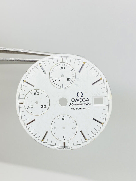 Omega Speedmaster Automatic Chronograph Original White Dial