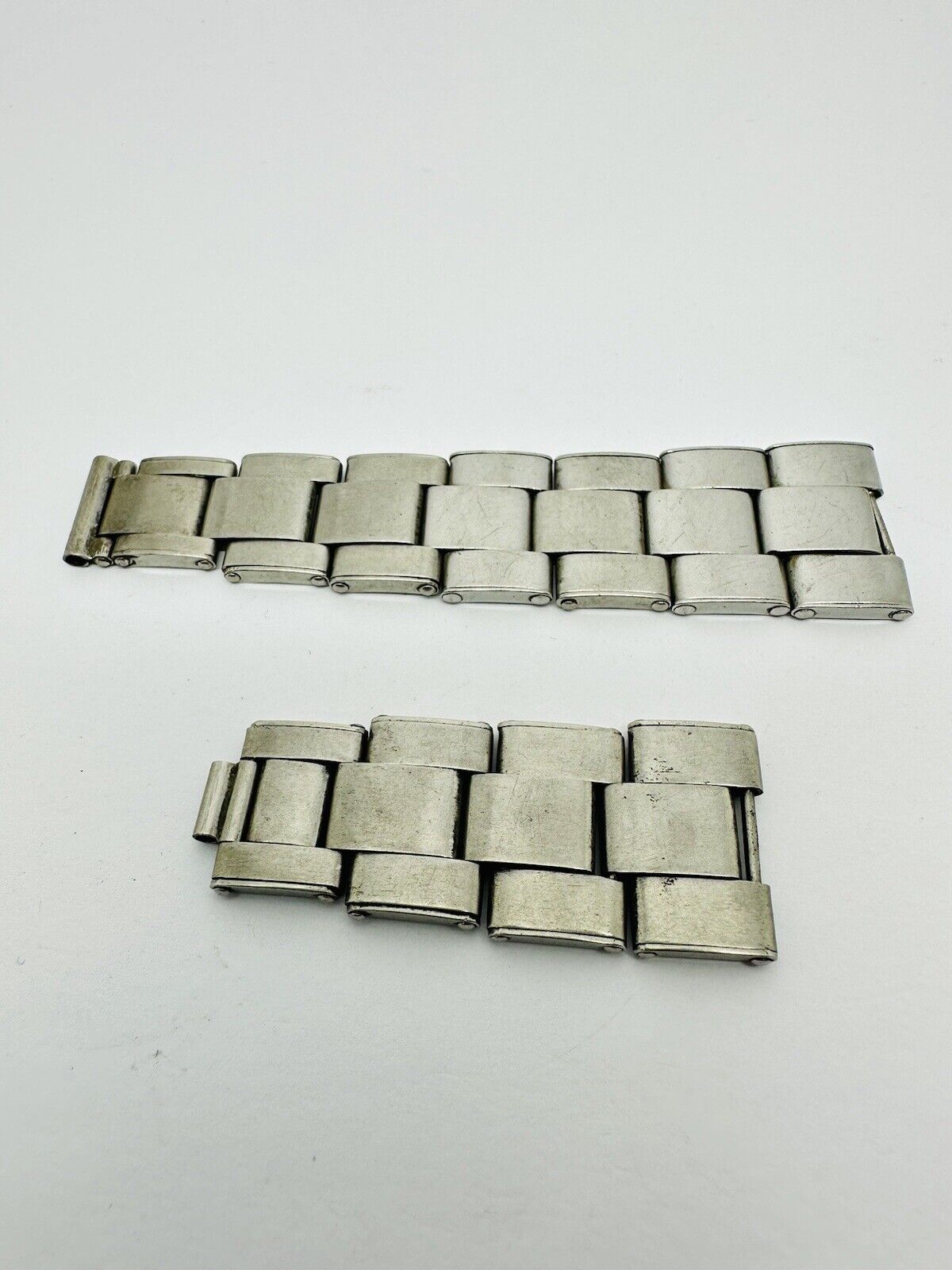 Vintage Rolex Riveted Stainless Steel 7205 Bracelet Links.