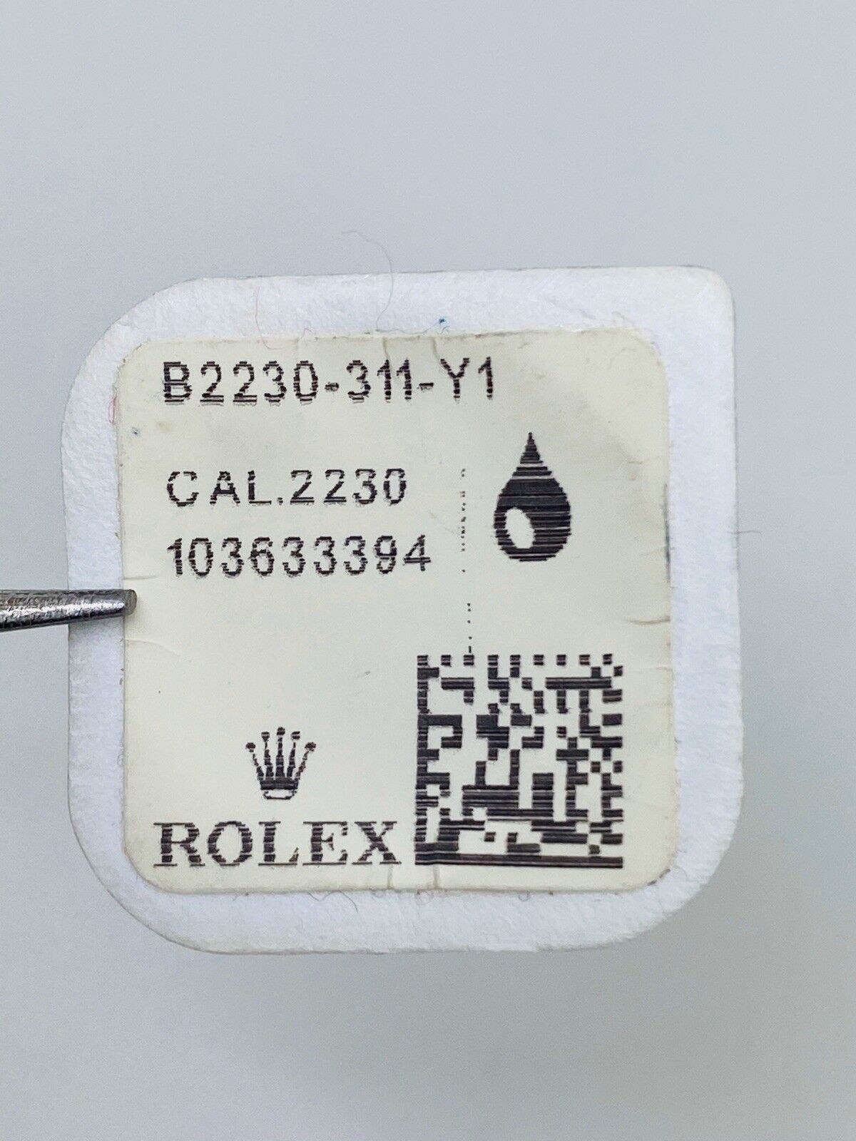 Brand New Rolex Main Spring Calibre 2230 Part No.311 ORIGINAL Packaging.