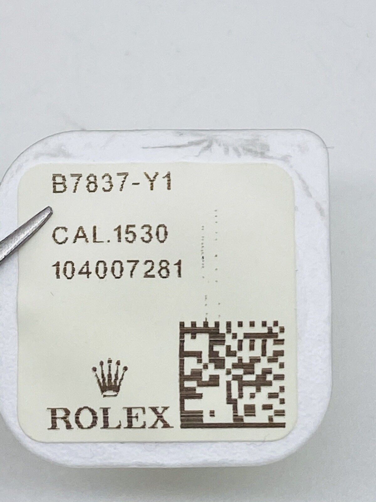 Brand New Rolex Driving Wheel Over Third Wheel Calibre 1530 , 1570  Part # 7837