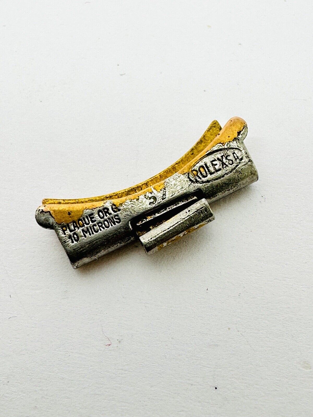 Vintage Rolex 10 Microns 19mm End Link Number S7.