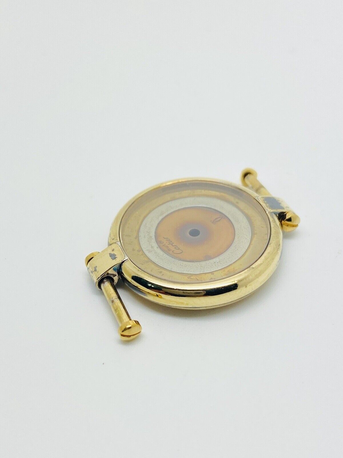 Vintage Cartier Quartz Gold Plated Ladies/Women’s Complete 24mm Case With Dial