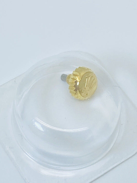Brand New Rolex Twin Lock 18k Yellow Gold 6mm Crown B24-604-8-1-G1