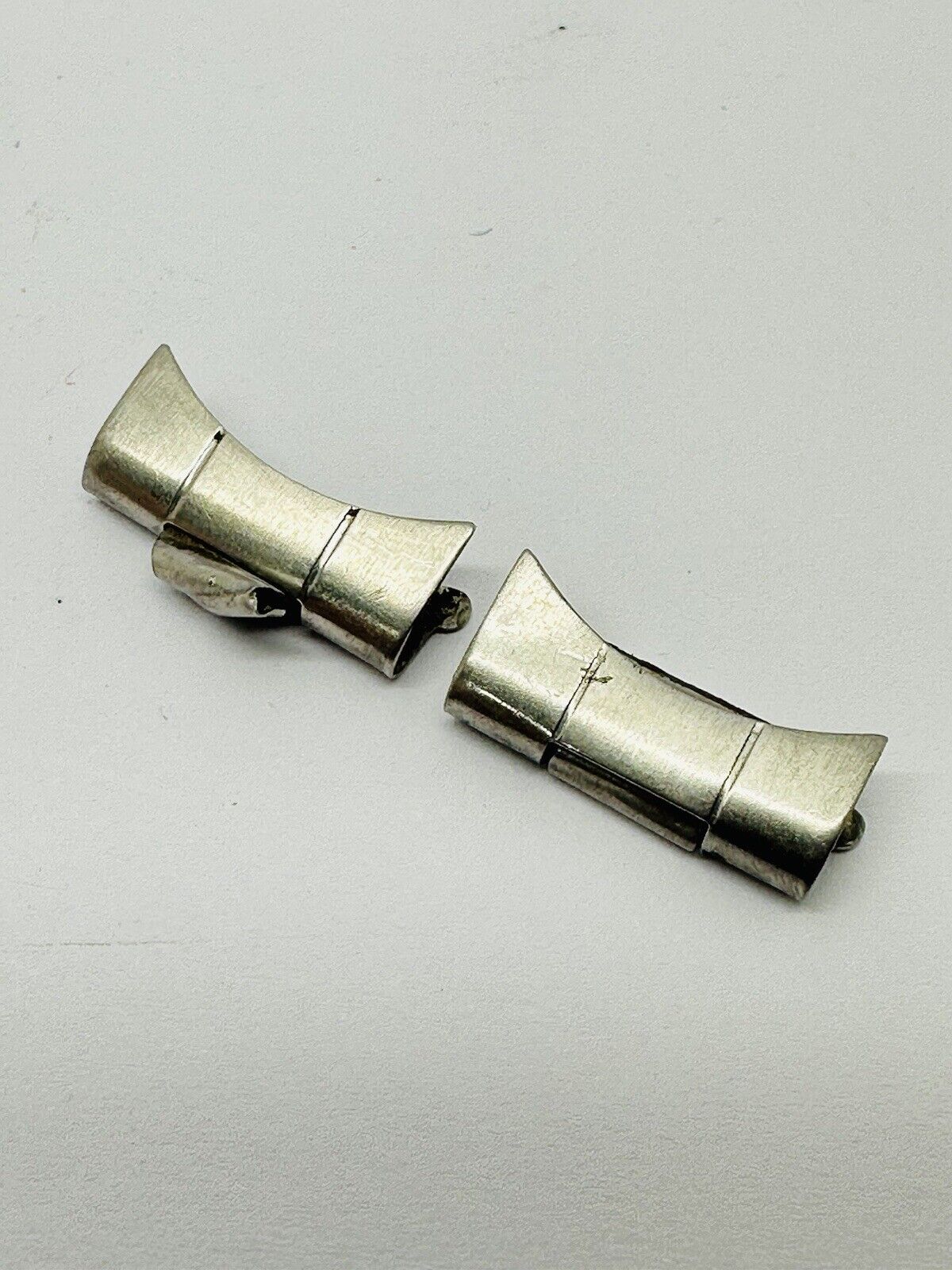 Vintage Rolex 19mm 62 Number Stainless Steel End Links For Bracelet 7205.