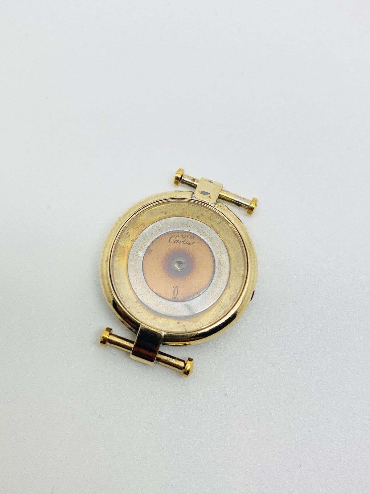 Vintage Cartier Quartz Gold Plated Ladies/Women’s Complete 24mm Case With Dial